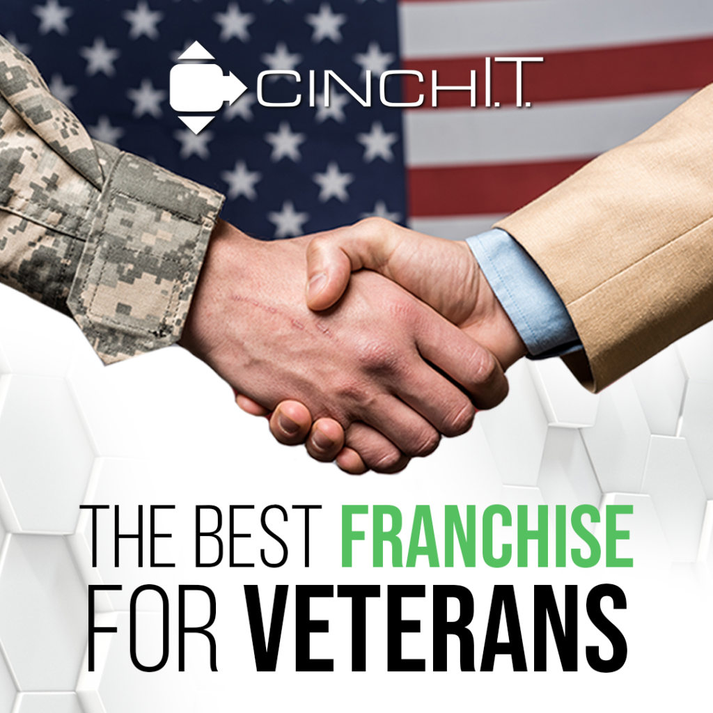 Cinch Franchise - franchise for veterans, recurring revenue, low cost franchise, predictable recurring revenue, franchise opportunities